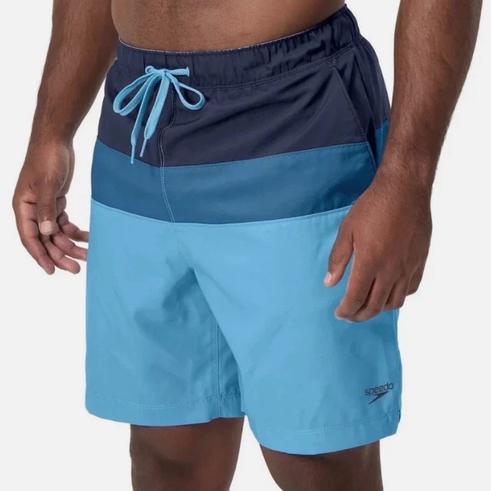 NWT Speedo Men's Hydro Tech Volley Swim Trunks/Swim Shorts~XXL~8” Inseam~$40
